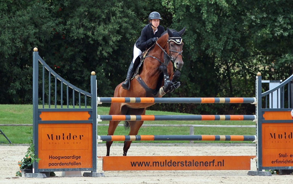Isabel Starke met Lellebel. Foto's © Hippisch Twente/WP