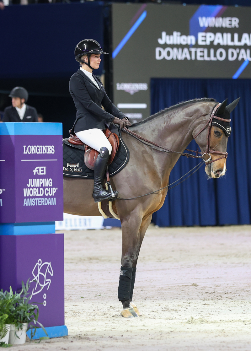 Annelies Vorsselmans was de beste amazone in Amsterdam. Foto © Ashley Claus.