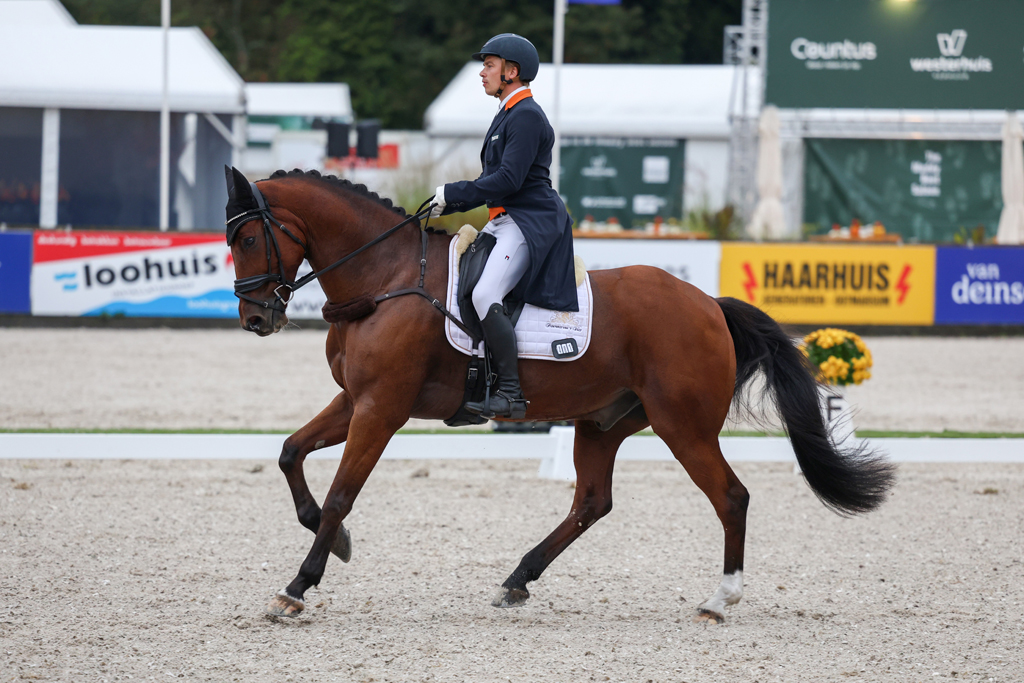 Jordy Wilken was met Champ van ’t Vhij de beste Nederlander op de eerste dag.