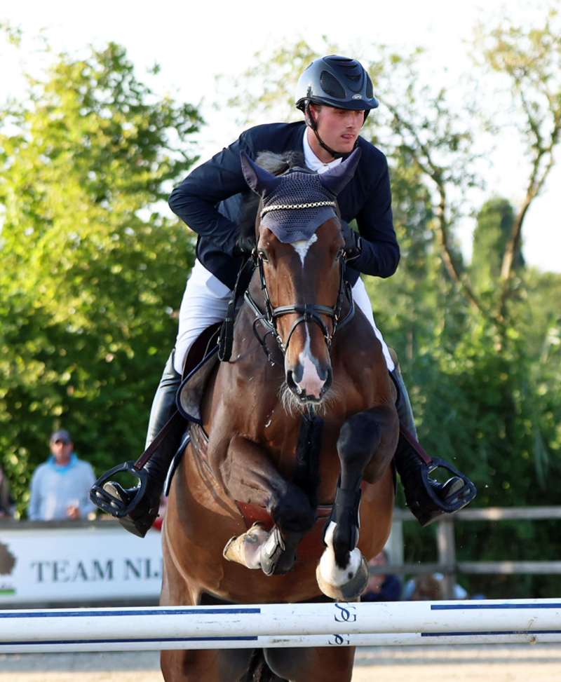 Mart IJland met Chelby vd Woestenheide.