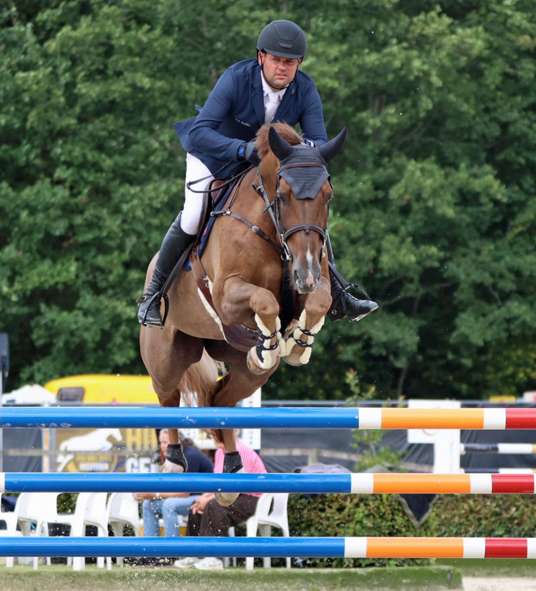 Tom Brinkman met Melvin van de Bisschop.