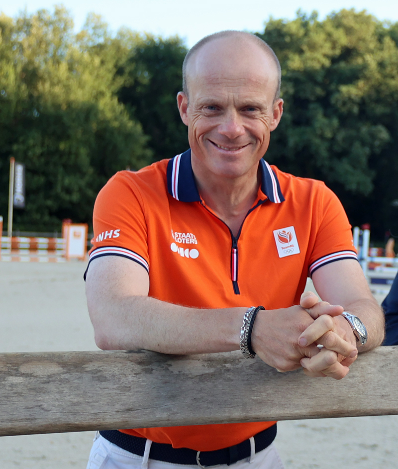 Willem Greve bij de presentatie van TeamNL in Ermelo.